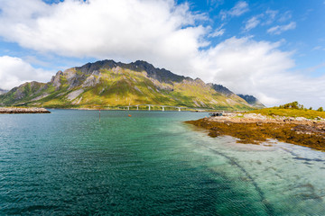 Lofoten landscape.