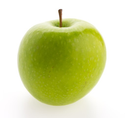 Green apple isolated on white background