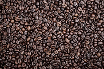 Coffee beans for background