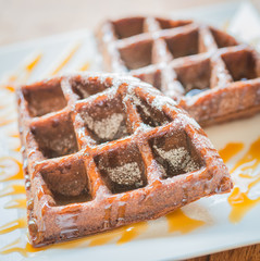 Chocolate waffle
