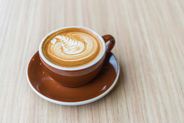 Latte coffee