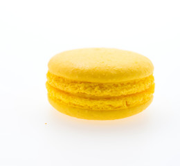 Macaroons isolated on white