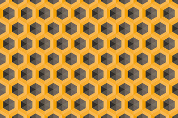 背景素材壁紙(六角ブロック模様)