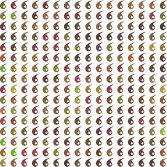 Abstract shape pattern - on white background