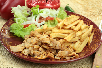 assiette kebab
