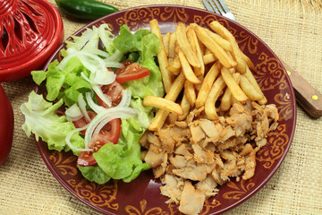 assiette kebab