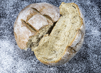 homemade split bread