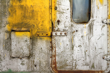 Old scratched door