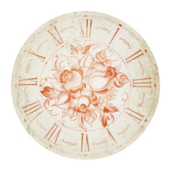 Vintage flower clock