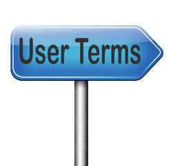 user terms