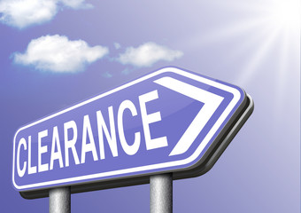clearance