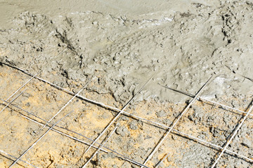 Fototapeta premium Concrete floor pouring