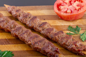 Turkish Traditional Sish Meat Kebab For Cook
