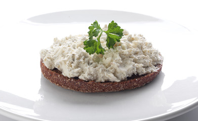 Sandwich with cottage cheese