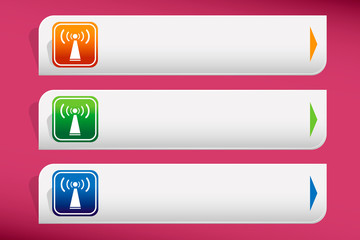 Wifi connection and design template vector. Graphic or website.