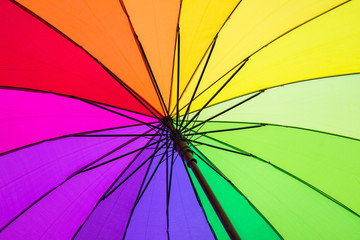 Color pattern of an umbrella