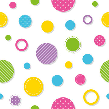 colorful circles pattern