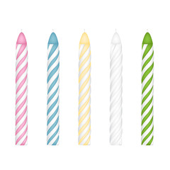 Unlit Birthday Candles