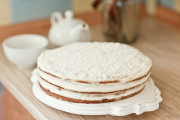 series of winter xmas coconut cake. 
