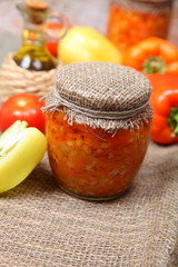 Canning vegetables