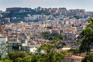 Fototapeta na wymiar Skyline of Naples