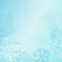 Winter Background Snowflakes