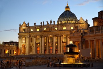 Fototapeta premium Piazza San Pietro a Roma