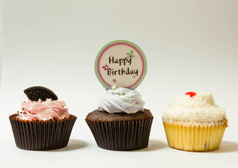 Birthday cupcake
