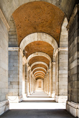 Walkway in Royal Palace, Madrid, Spain