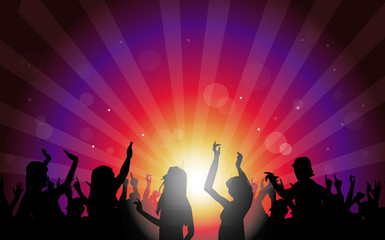 Night Club Party-Vector