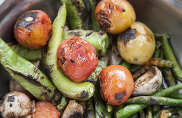 The Thai spices ingredients are prepare for cooking