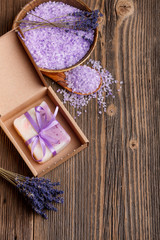 Obraz na płótnie Canvas Lavender handmade soap