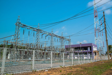 Fototapeta premium Power station for making electric energy
