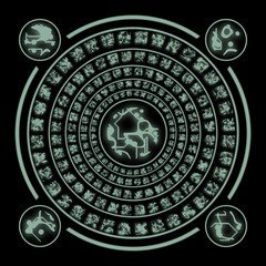 Runes generated hires texture