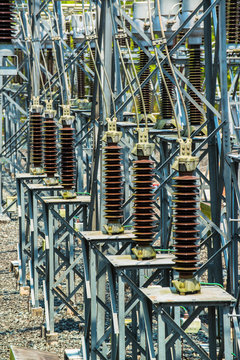 Power station for making electric energy