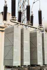 Transformer station and the high voltage electric pole