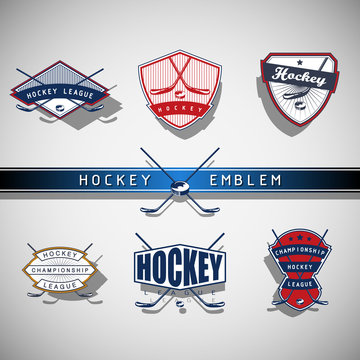 Ice Hockey emblem - color