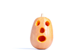 halloween pumpkin isolated on white background