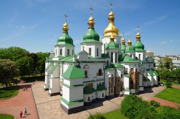 Fototapeta na wymiar St. Sophia Cathedral in Kiev, Ukraine