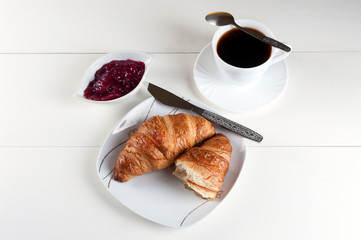 croissants light and tasty breakfast