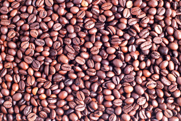 Background of coffee beans
