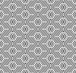 Fototapeta premium Seamless geometric texture. Hexagons pattern