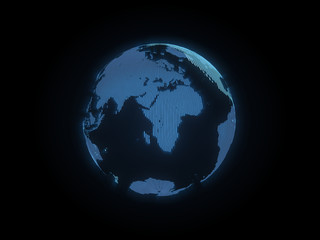 The hologram of the earth