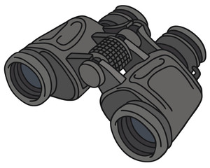 Hand drawing of a binoculars