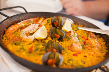 seafood paella