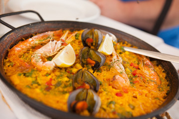 seafood paella