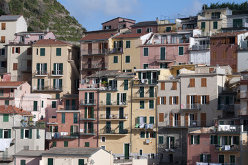 Fototapeta na wymiar Manarola Cinque Terre Ligurie Italie