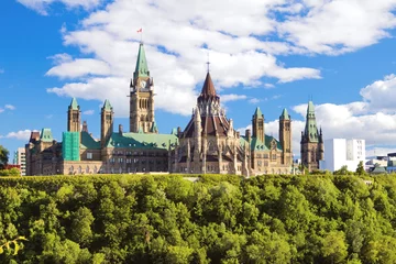 Foto auf Alu-Dibond Parliament Hill, Ottawa, Ontario, Kanada © Natalia Pushchina