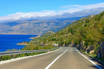 Kuestenstrasse Kroatien - coast road croatia 03