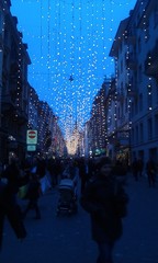 Weihnachtliche Beleuchtung in der Fussgängerzone